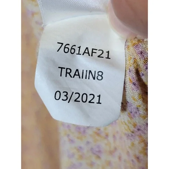 Aeropostale Ditzy Floral Midi Sundress Juniors Medium Cottagecore Dainty Prairie - Picture 9 of 9